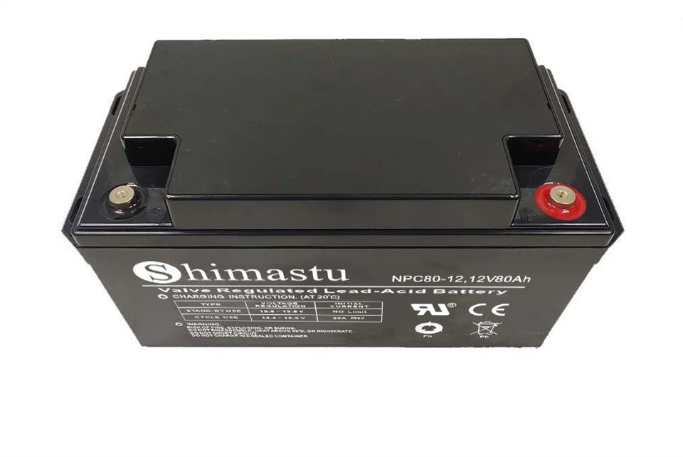 Bateria de cicle profund de 12 V 80 Ah